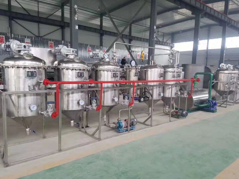 全不銹鋼500kg核桃油精煉設(shè)備