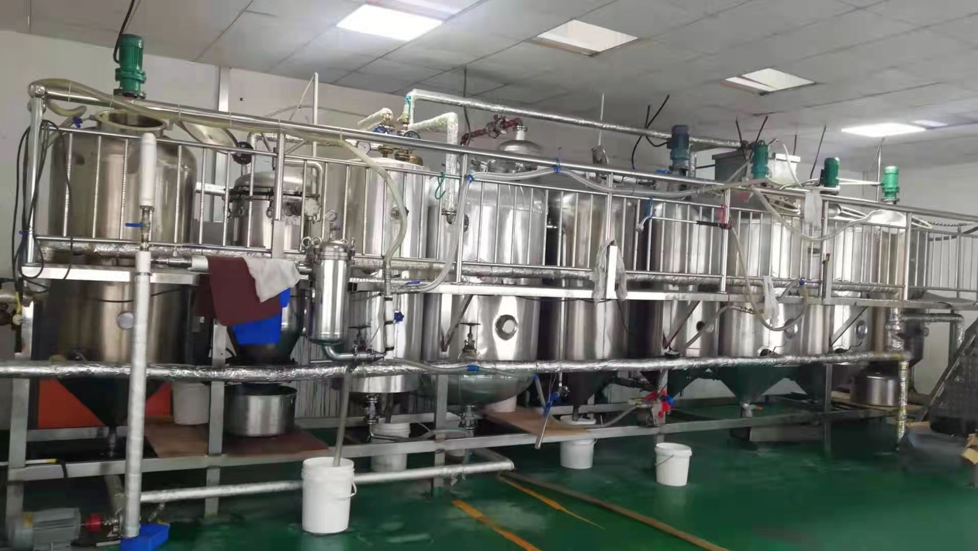 杭州1噸不銹鋼菜籽油精煉設備